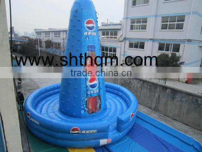 Advertising inflatable rock climbing