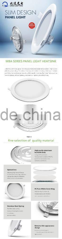 Small dimmable led panel lights, round led ceiling lamps with CE FCC ROHS