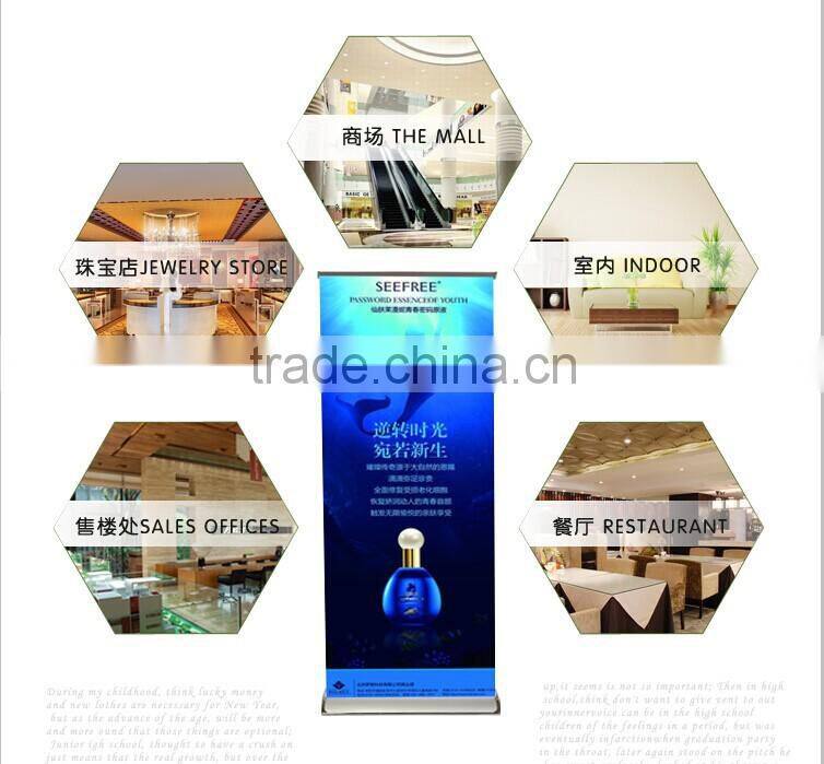 Wide 85*200cm Roll Up Banners Stand