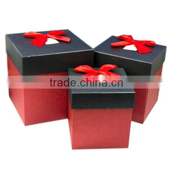 Counter display gift making cardboard wine box