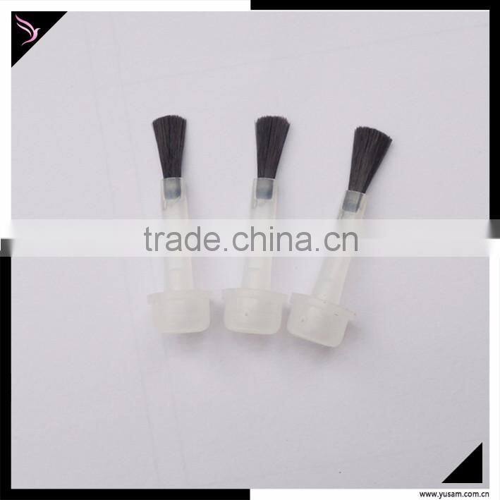 High quality black plastic nail polish cap with inner