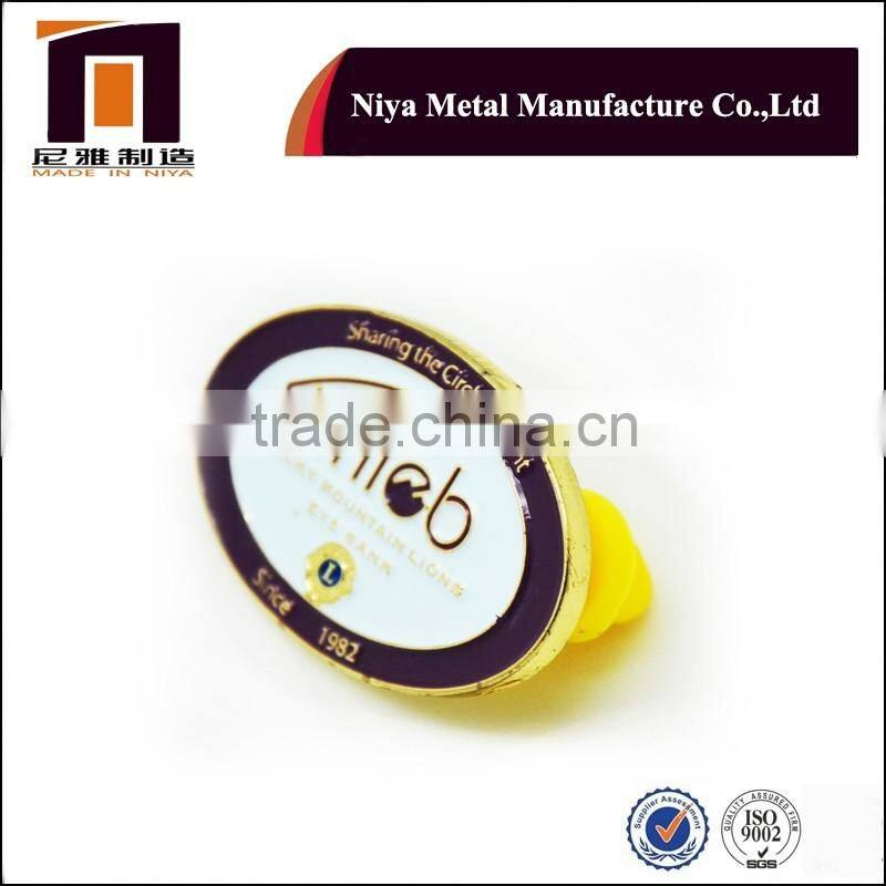 Promotional gifts Metal enamel badge and custom made badge pin