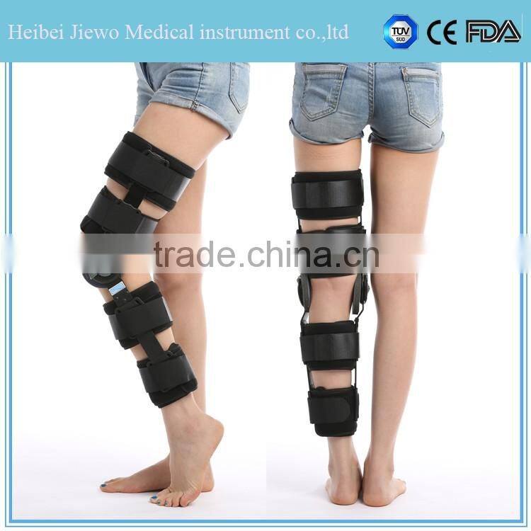 Knee immobilizer ROM angle adjustable knee splint knee support
