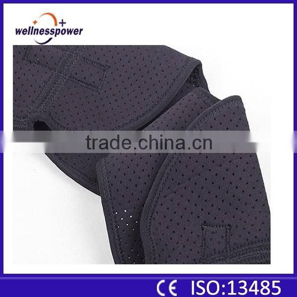 Black Neoprene Double Shoulder Support Protector Wrap Brace