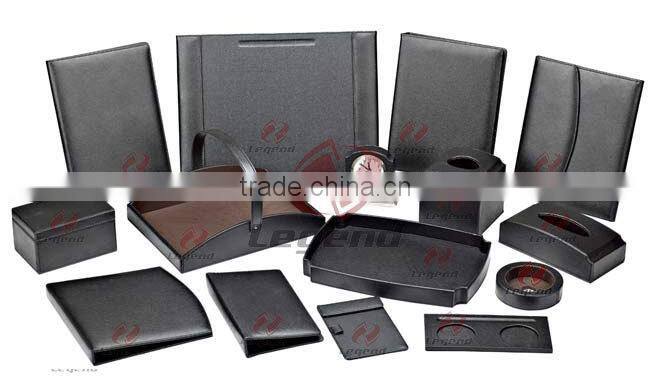 Customerized square leather tissue box for sale