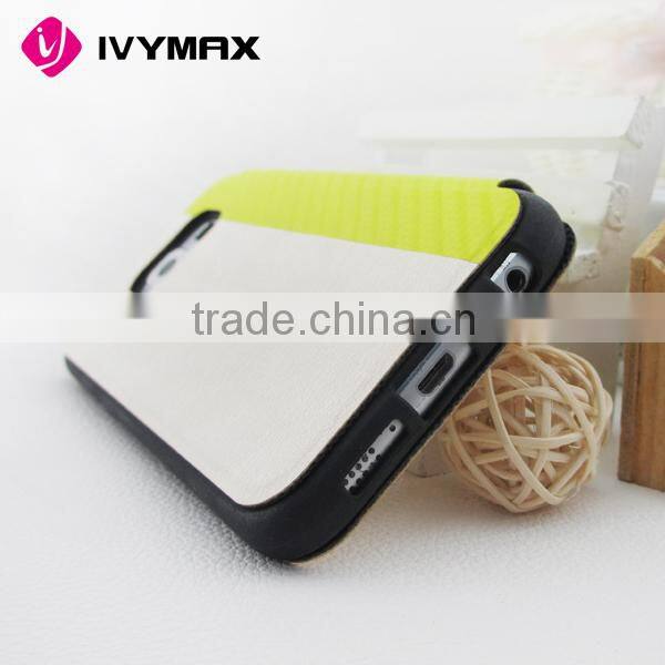 Colorful mobilephone case for samsung galaxy s6 new wallet leather case