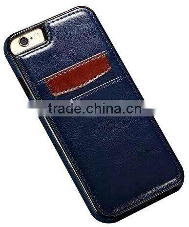 classy business style leather case for iphone 6 plus