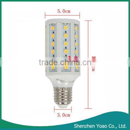 220 10W 3000-3500K Patch E27 LED Corn Light Warm White