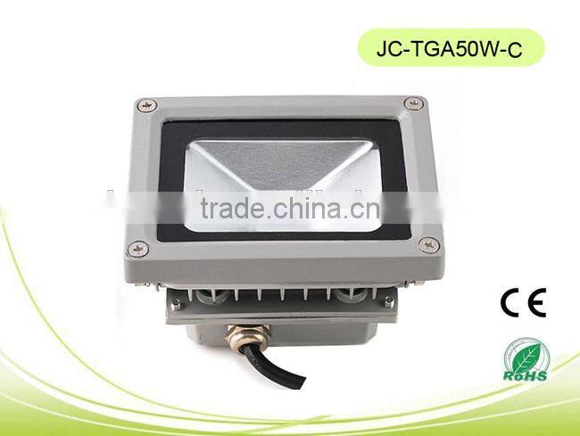Hot sales CE/RoHS approval, IP66 waterproof outdoor with low price LED 50W COB Floodlight 0.5W Series