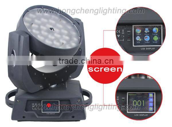 light disco 36x15W 5in1 wireless zoom led wash moving head light