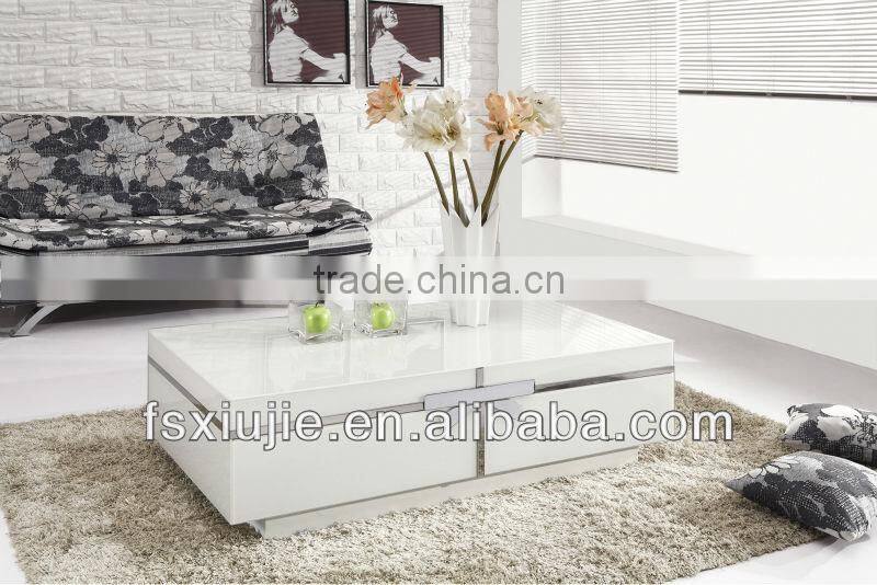 L853 Modern Tempered Glass Top Metal simple Dining Table