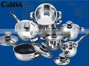 new design 7pcs Stainless Steel Kitchenware with Shelf /kitchenware set