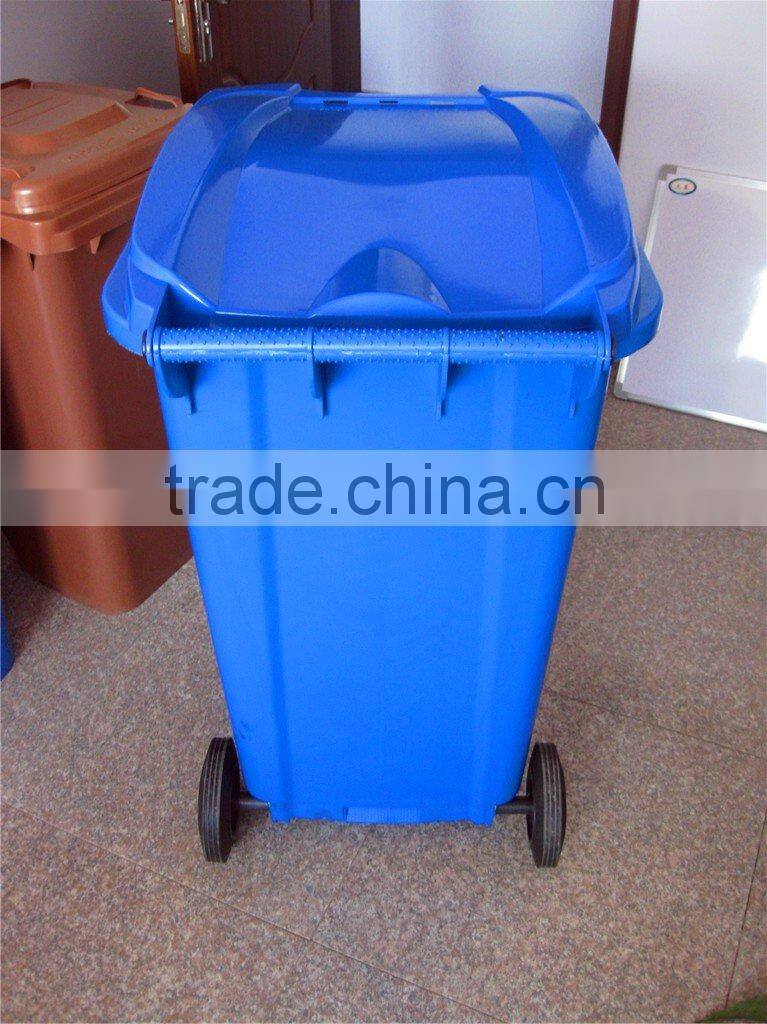 outdoor garbage bin with lids.with wheels