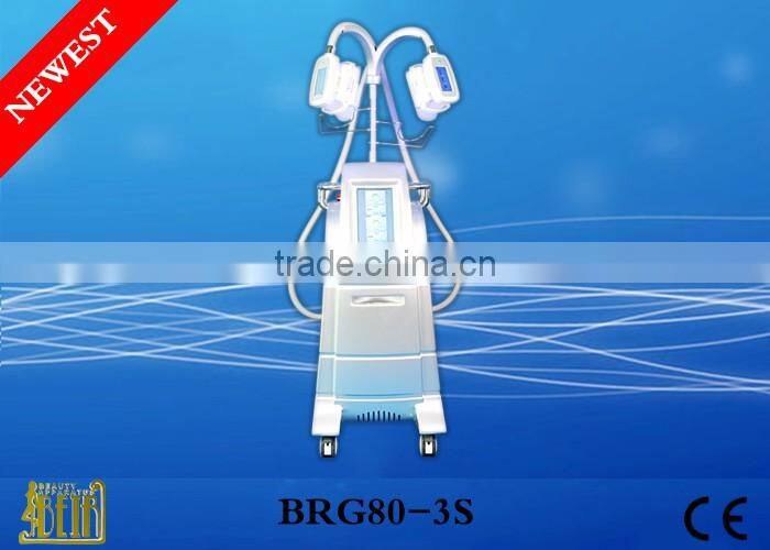 Three handles criolipolisis coolshape body slimming machine with CE ISO approved