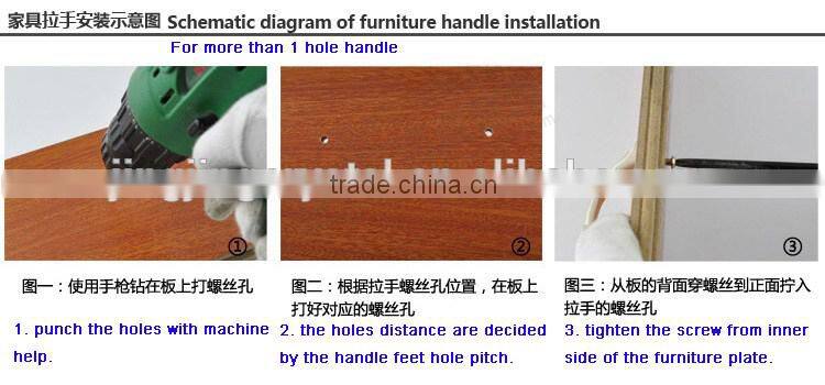 Cabinet Handle Pull with shiny crystal diamonds 3 size easily fit