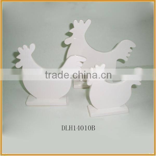 Vivid image delicate process ceramic cock garden decoration