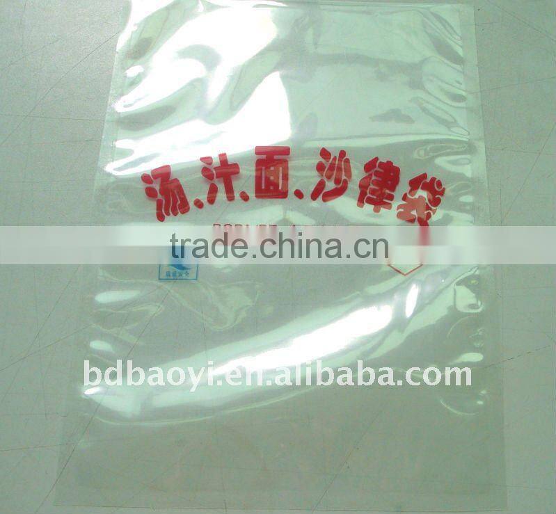 BOPA/LDPE laminated clear plastic packaging for noodles