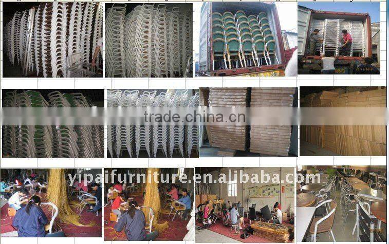 Outdoor round rattan sofa bed patio hotel sofa YPS056