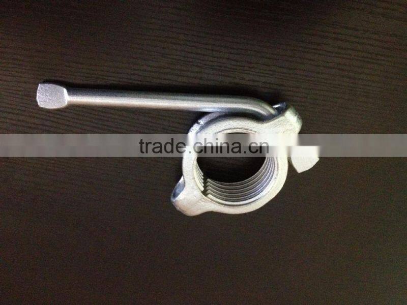 Galvanized prop nut/scaffolding prop accessories sleeve and nut