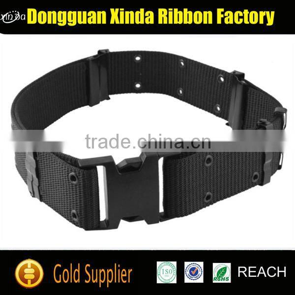 Dongguan web belt factory cotton webbing stylish army webbing belt