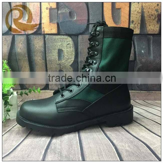 Yiwu genuine leather waterproof steel toe caps military army boots