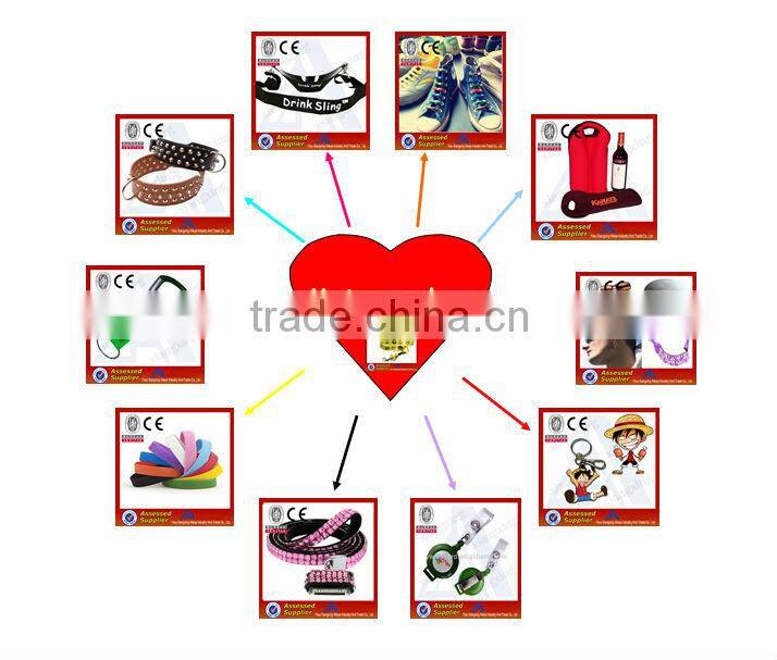 Customized logo nylon belts with plastic buckles wholesale