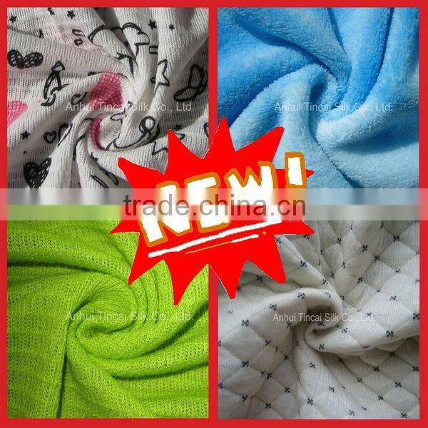 Jacquard Polyester/Rayon Single Jersey