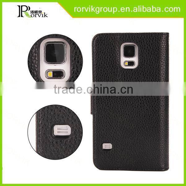 Fashion Book Style Leather Wallet Cell Phone Case for Samsung Galaxy S5