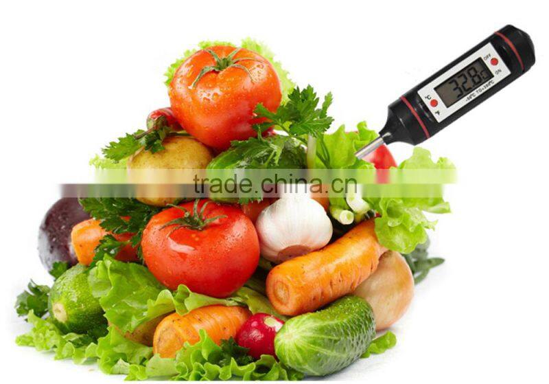 New Digital Cooking Food Probe meat cooking bbq thermometer stainless steel