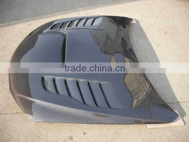 Fit for subaru grb sti carbon fiber bonnet hood vented