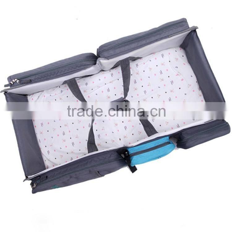 baby mobile crib bed / foldable crib for baby/multifunction baby crib bed