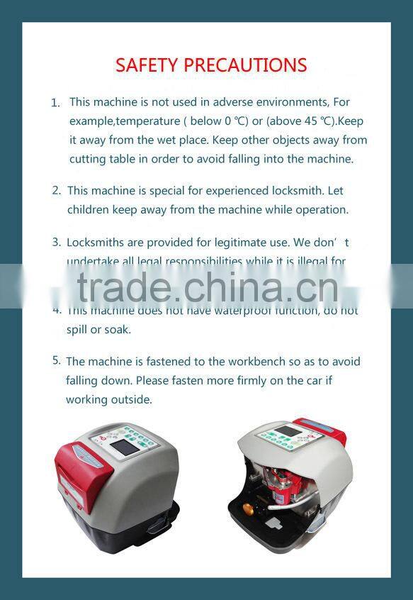 Automatic X6 key cutting machine,key cutting machines for sale silca,used key cutting machine