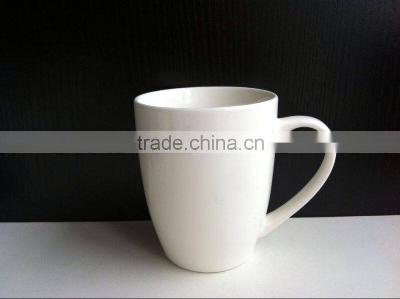 Factory Wholesale 12oz plain white coffee mugs
