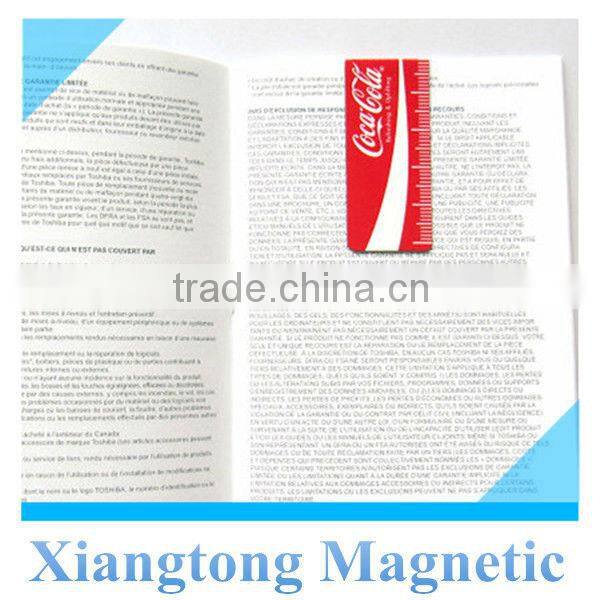 Black Backgrounf with Number Advertising Custom Design Paper Folding magnetic bookmark