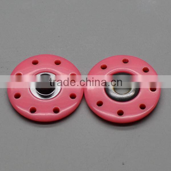 Eight holes wheel shape plastic bags plastic snap button