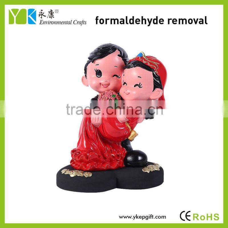 Wholesale custom 3D shape Wedding Gifts and Decoration traditional couple Europe religious figurine