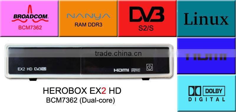 Genuine linux HD receiver Herobox EX2 satellite receiver
