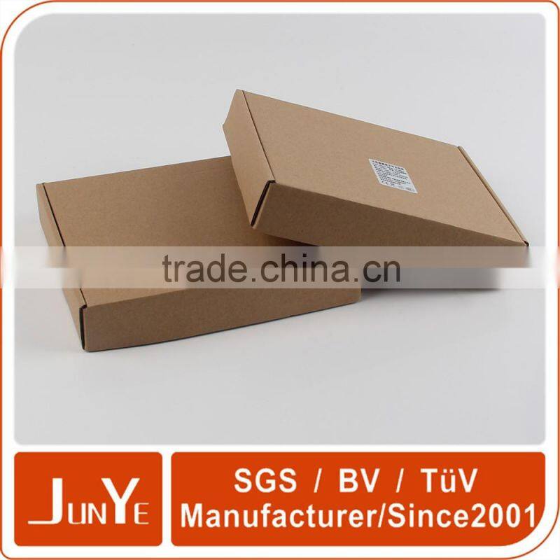 custom sizing brown packaging mail paper box manufacturing process