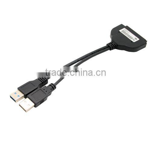 USB 3.0 to SATA CABLE, 2.5" Hard disk driver Adapter With USB Power Cable 10cm