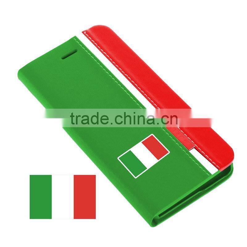 2015 New Design slide leather case for smart phones