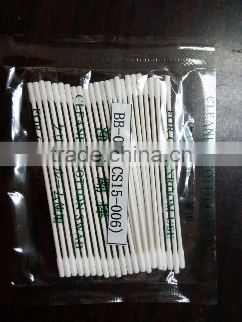 Tip/Round Top Disposable Cleanroom Cotton Swab, Customized Cotton Buds