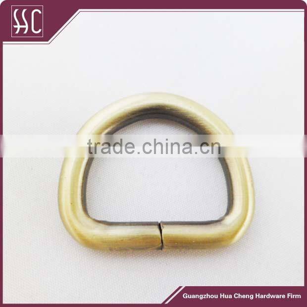metal bag D ring,handbag ring for bag accessory,D buckle for handbag