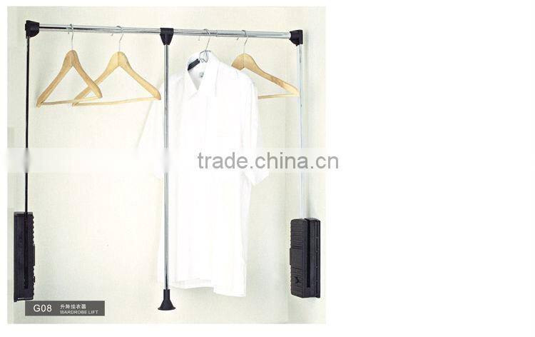 Pull down clothes hanger lift