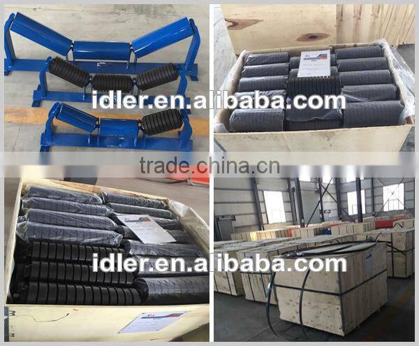 CEMA DIN JIS 3 roll trough rollers, Standard steel roller for conveyor