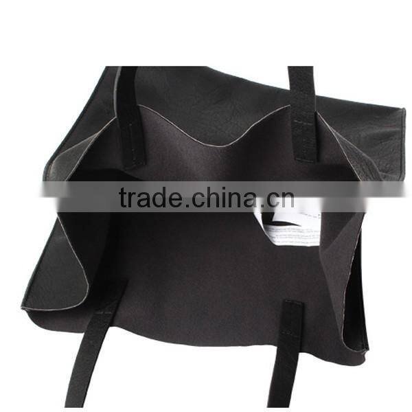 Wholesale Lady Leather Eco-friendly Reusable Shopping Bag