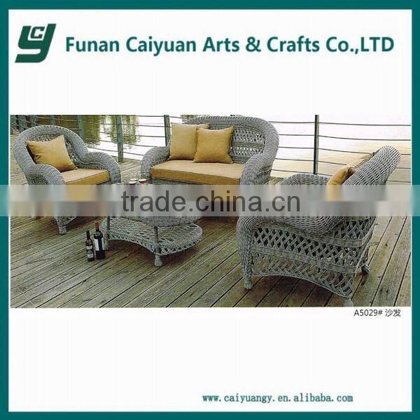grey wicker Europe style classic model patio furniture