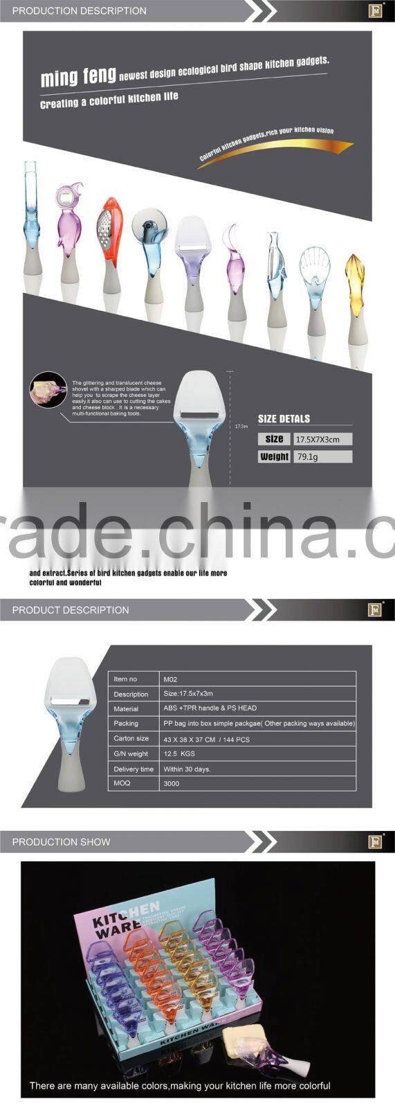 High quality ps handle stainless steel cake server,cheese shovel