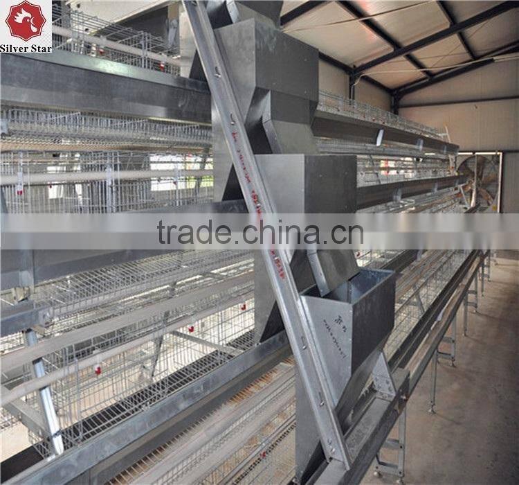 Chicken rearing cage, chicken farm cage for egg laying hens