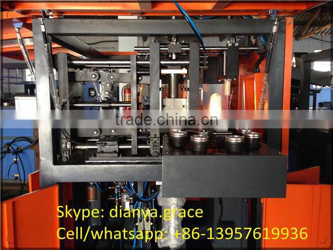 PET jar blow moulding machine, manual blowing machine, automatic PET manual blow molding machine