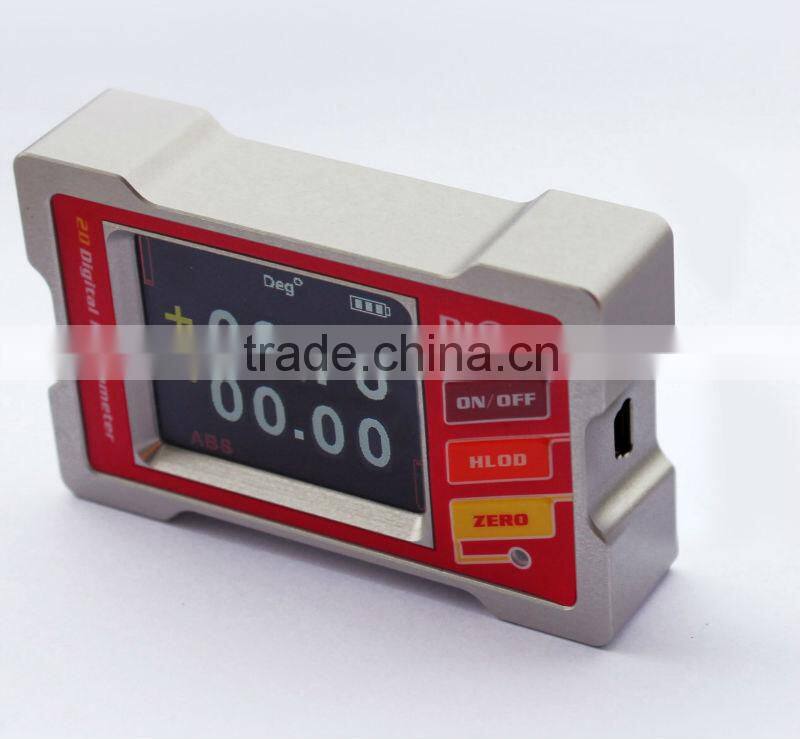 Digital Bevel Inclinometer Angle Gauge Meter Protractor 360 Degree with Magnets